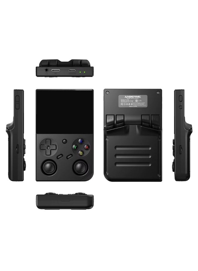 أنبيرنيك جهاز ألعاب محمول Anbernic RG 35XXPRO بشاشة IPS مقاس 3.5 بوصة ونظام Linux ومحاكي وحدة تحكم ألعاب الفيديو المحمولة ومخرج HD سعة 64 جيجابايت - أسود - Image 3